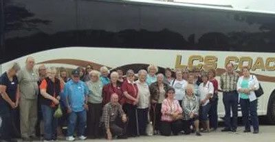 Motor Coach Visitors to the Museum