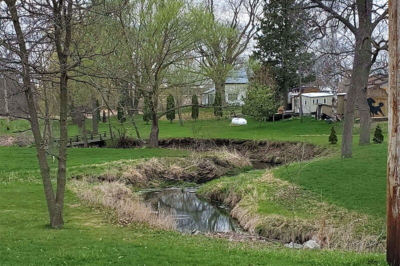 Silver Creek's creek bed